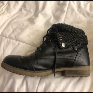 Black womens booties